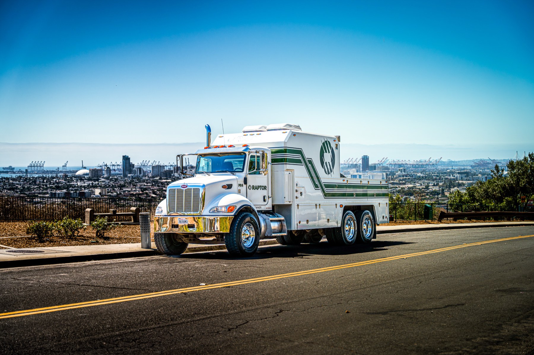 Raptor Wireline truck on location